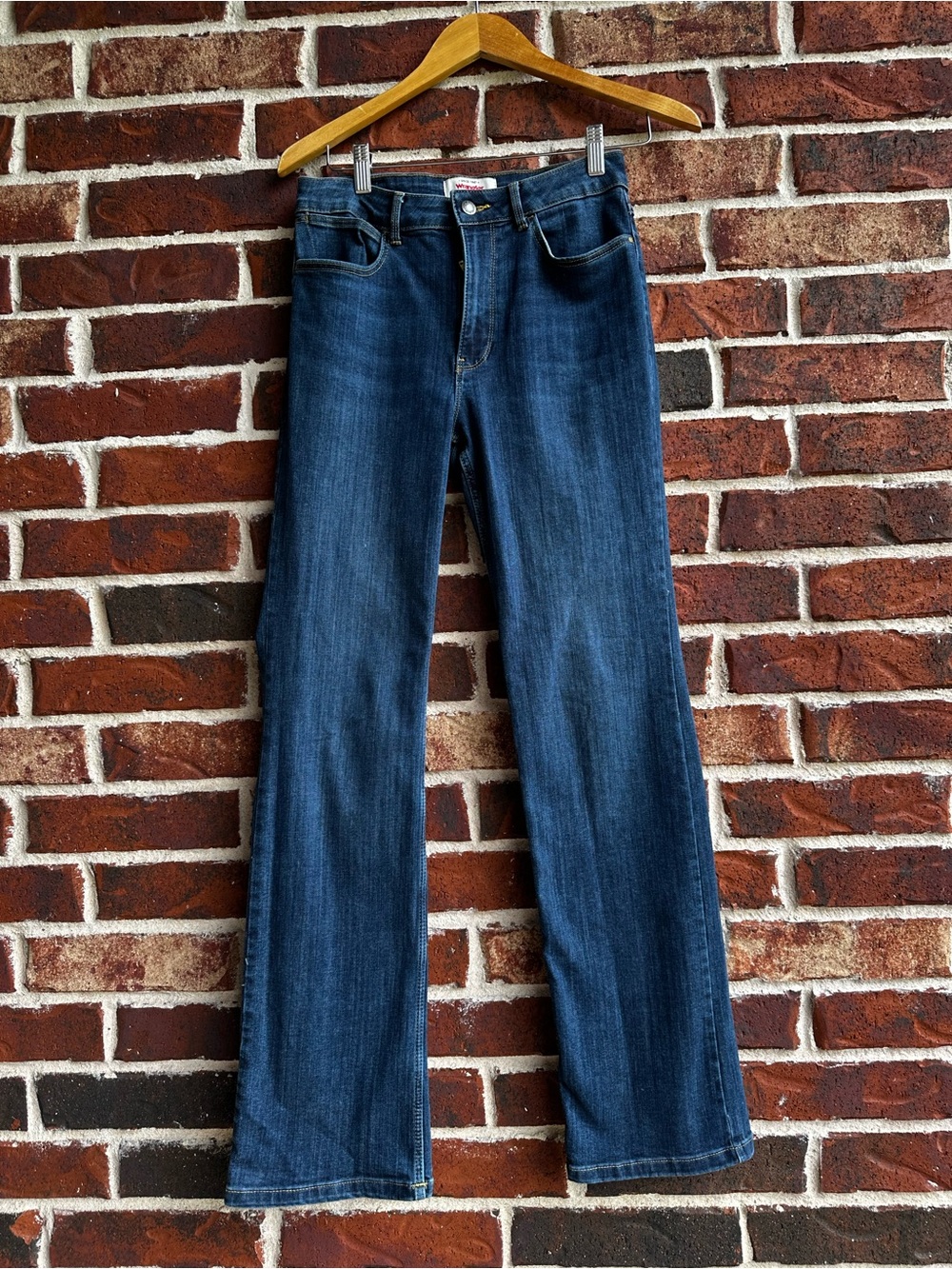 Wrangler Women's Dark Blue Flared Jeans